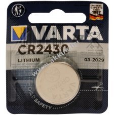 Lithium gombelem Varta Electronic CR2430 3V 1db/csom.