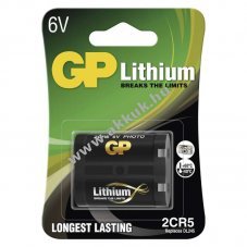 GP Lítium elem 2CR5 1db/csomag