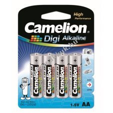 Camelion elem Digi Alkaline LR6 Mignon AA digitlis fnykpezgphez 4db/csom. - A kszlet erejig!