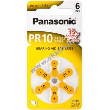 Panasonic hallkszlk elem tpus V10/PR70 6db/csom. - A kszlet erejig!