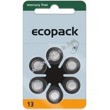 Varta Ecopack elem P13 hallkszlkhez 6db/csomag