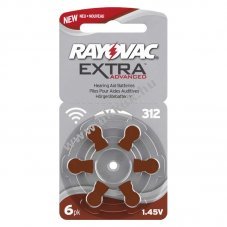 RAYOVAC gombelem hallkszlkekbe H312MF 6db/csomag