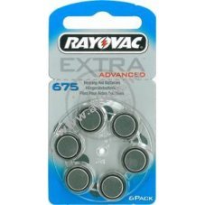 Rayovac Extra Advanced hallkszlk elem tpus 675 6db/csom.