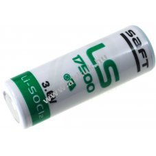 SAFT lithium elem LS17500 - A 3,6V 3,4Ah (Li-SOCl2)