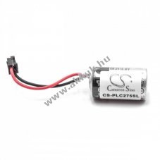 Helyettes�t� PLC lithium elem t�pus Toshiba ER3V fekete csatlakoz�val