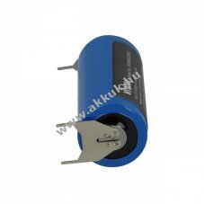 Lithium elem CR17450E-R, 3Pines, 3V, 2400mAh