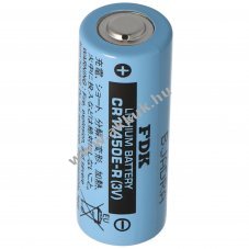 FDK / Sanyo l�tium elem t�pus CR17450E-R / A - 3 Volt 2400mAh forrf�les U-forma - A k�szlet erej�ig!