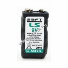 Saft lithium elem t�pus LS9V, 9V