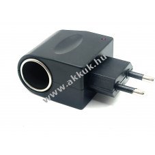 Adapter hlzati tlt 220V -> auts tlt 12V - 500mA feszltsgtalakt