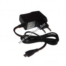 Helyettest hlzati tlt Micro-USB csatlakozval, 2A, fekete