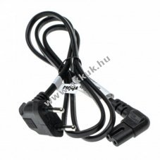 Tpkbel Euro csatlakoz 90 fokos s C7 dug 90 fokos, 1m