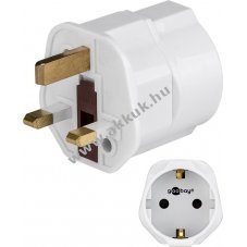 Goobay utaz adapter fldel rintkezs aljzat > brit 3-ts