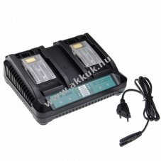 Dupla helyettes�t� h�l�zati akkut�lt� Makita 14.4/18V Li-Ion t�pus DC18RD