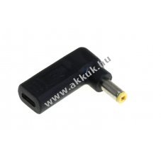 Csatlakoz� notebook h�l�zati USB-C PD (Power Delivery) t�lt�h�z 5.5mm x 2.5mm - A k�szlet erej�ig!