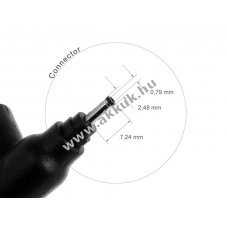 Csatlakoz� Nr.26 notebook h�l�zati t�lt�nkh�z 2,5x0,8x7,2mm - Ki�rus�t�s! - A k�szlet erej�ig!