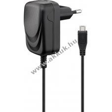 Goobay Mikro USB-s hlzati tlt 1,5m fekete