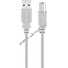 USB nyomtat kbel 3m szrke