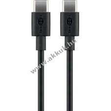USB-C USB-C tlt- s szinkronizcis kbel USB-C csatlakozssal, fekete - Kirusts!