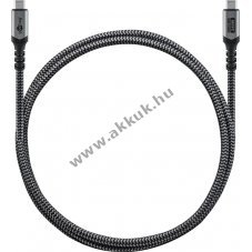 USB-C kbel 240W, Power Delivery, 1.8m, fekete - A kszlet erejig!