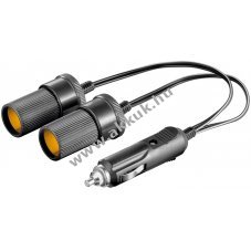 Auts szivargyujt eloszt, 12V, 20cm 3A