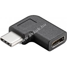 Goobay adapter USB C > USB C  90 fokos csatlakoz
