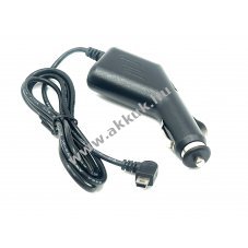 Auts tlt kbel 12V -> mini USB 5V - 1A csatl. 90 fok