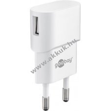 Goobay USB hlzati adapter tlt, tltfej 1A karcs design