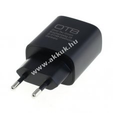 Hlzati tlt adapter USB-C csatlakozval, USB Power Delivery, 20W, fekete - Kirusts!
