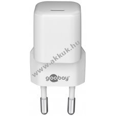 Goobay USB-C PD (Power Delivery) gyorstlt 30W, fehr - A kszlet erejig!