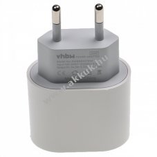 Helyettest hlzati tlt USB-C iPhone 11, 12, 13 14, 15 stb. 20W, Fehr