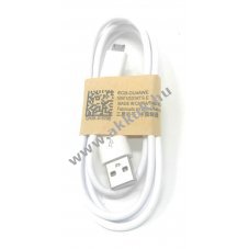 Eredeti Samsung t�lt�k�bel / adatk�bel Samsung Galaxy S5 / S5 Mini feh�r 1m