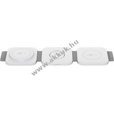 �sszecsukhat� 3in1 vezet�k n�lk�li t�lt�, 15W, feh�r - A k�szlet erej�ig!