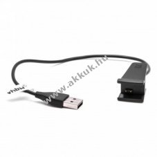 USB töltőkábel Fitbit Alta, Fitbit Ace fekete (25,5cm)