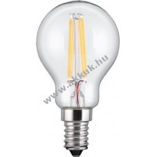Goobay filament LED- mini gömb izzó 4W (39W) foglalat E14 meleg-fehér (2700K) nem dimmerelhető