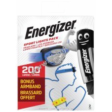 Energizer LED-es fut sport lmpa fejlmpa, homloklmpa + 1db AAA elem + 1 LED-es karpnt, kk 200l