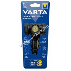 Varta fejlmpa, homloklmpa H20 Pro, 350lm, 3db AAA elemmel