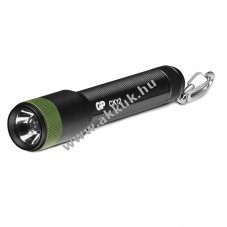 GP Discovery CK12 ECK LED-es zseblmpa fekete 20lumenes + 1db LR03 GP Ultra elem - Kirusts!