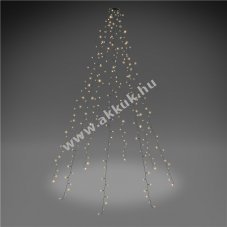 280db LED-es karcsonyfa fnyfzr gyrvel, IP44 melegfehr idzts 8 fnymd 24V