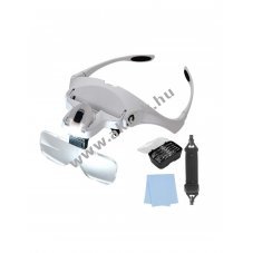 LED-es nagyts szemveg led lmpval s 5db cserlhet dioptrival