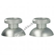 2db Thumbsticks PS4, XBOX One kontrollerhez, alimnium, ezst - A kszlet erejig!