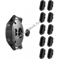 10db szilikon porv�d� Garmin Vivoactive 3, Fenix 5,6,7 Forerunner 935 245 stb. fekete - Ki�rus�t�s!