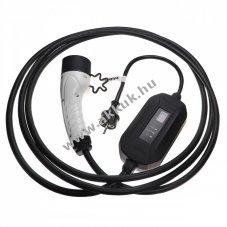 Hlzati tltkbel elektromos aut, plug-in hibrid, Type2, 1-fzis, 16A, 3,5kW, 5m