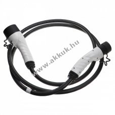 Tltkbel elektromos aut, plug-in hibrid, type2 csatlakoz, 3 fzis, 32A, 22KW, 3m