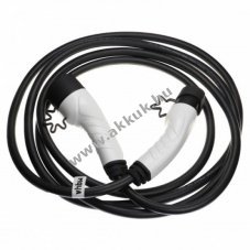 Tltkbel elektromos aut, plug-in hibrid, type2 csatlakoz, 1 fzis, 32A, 7KW, 5m