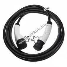 Tltkbel elektromos aut, plug-in hibrid, type2 csatlakoz, 1 fzis, 32A, 7KW, 7m
