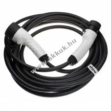 Tltkbel elektromos aut, plug-in hibrid, type2 csatlakoz, 1 fzis, 32A, 7KW, 10m