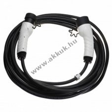 Tltkbel elektromos aut, plug-in hibrid, type2 csatlakoz, 1 fzis, 16A, 3.5KW, 7m