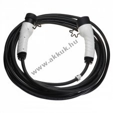 Tltkbel elektromos aut, plug-in hibrid, type2 csatlakoz, 1 fzis, 16A, 3.5KW, 10m