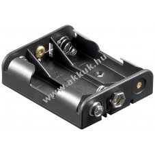 Elemtart 3db AA (Mignon) elemhez, akkuhoz