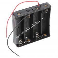 Elemtart 4db 18650 cellhoz, csatlakozval (4S1P) - Kirusts!